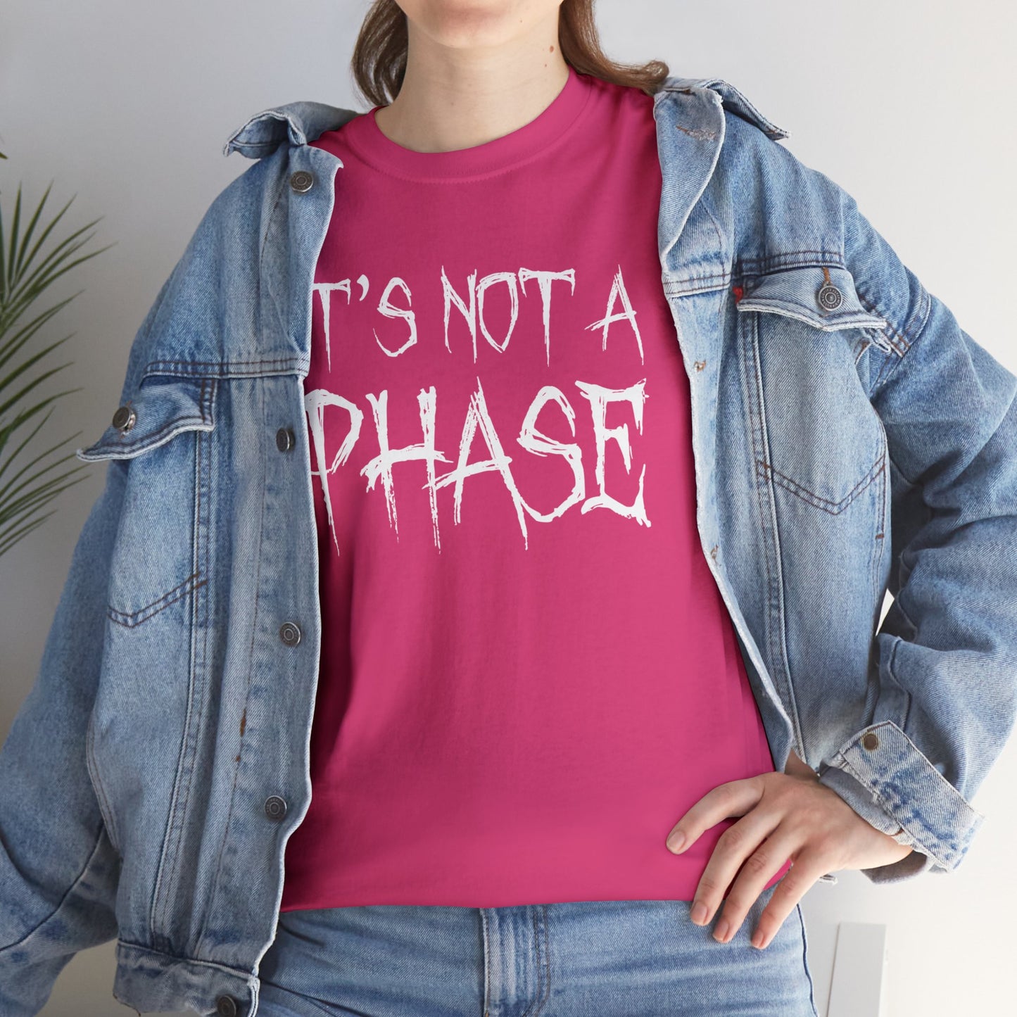 "It's Not A Phase" Unisex Heavy Cotton Tee