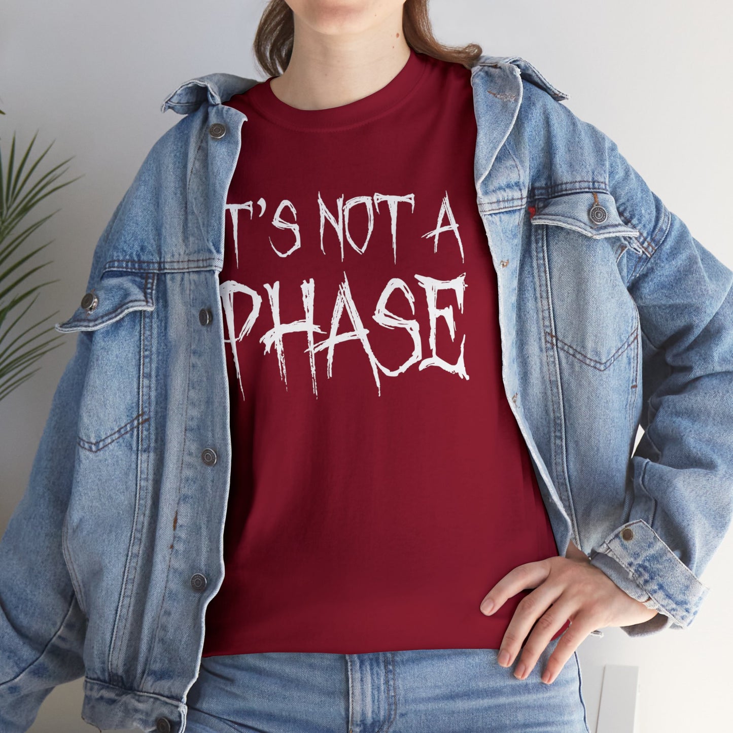 "It's Not A Phase" Unisex Heavy Cotton Tee