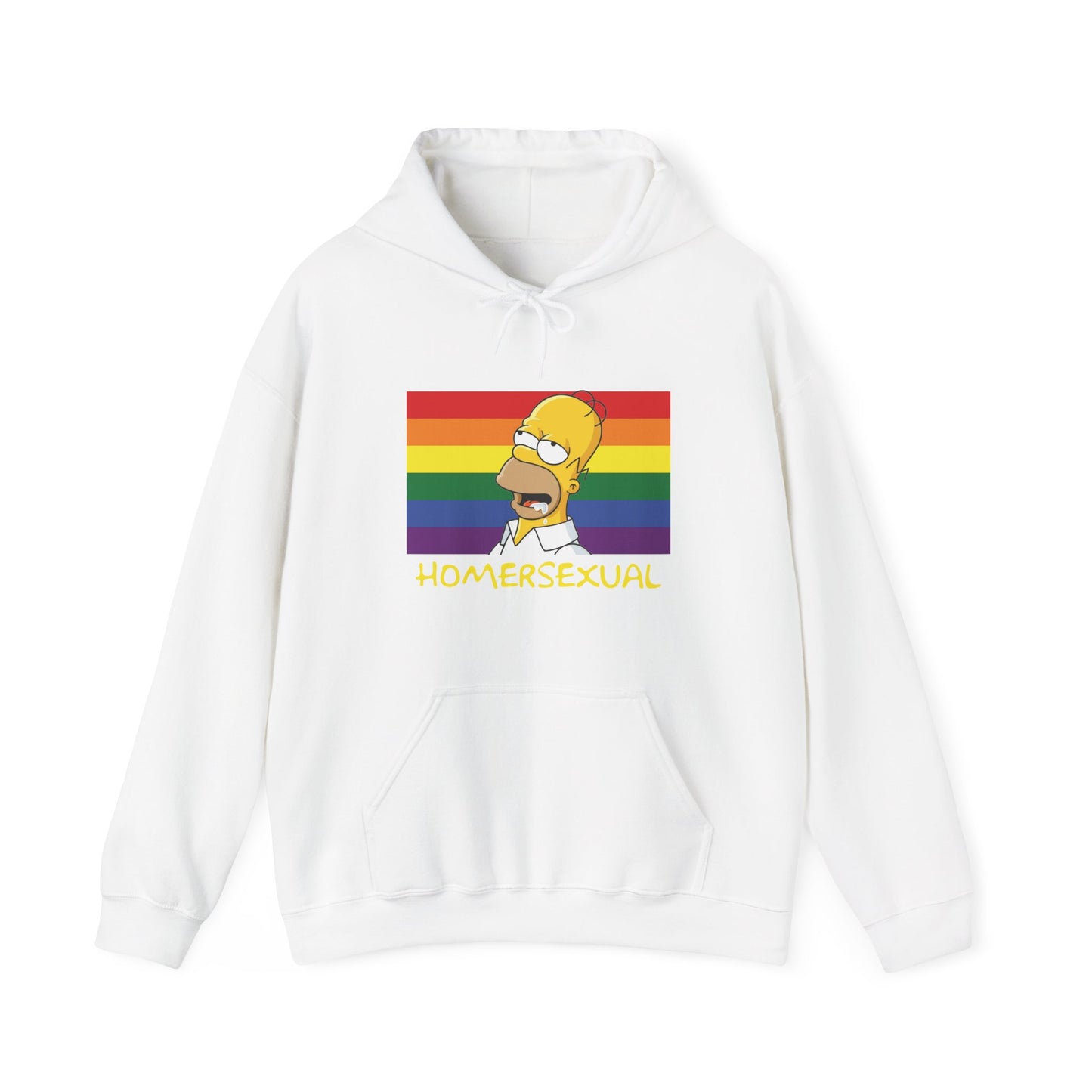 "Homersexual (The Simpsons)" Unisex Heavy Blend™ Hooded Sweatshirt