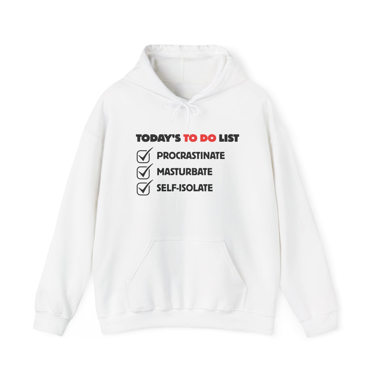 "Today's To Do List" Unisex Heavy Blend™ Hooded Sweatshirt