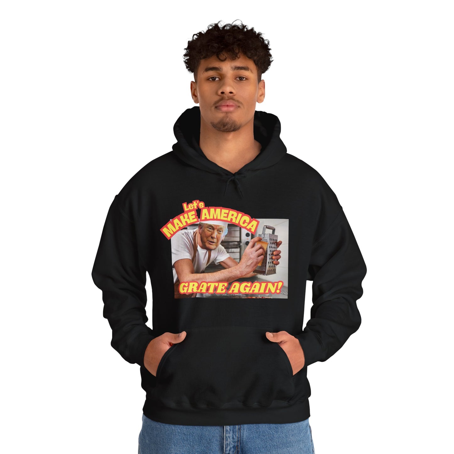 "Let's Make America Grate Again" Unisex Heavy Blend™ Hooded Sweatshirt