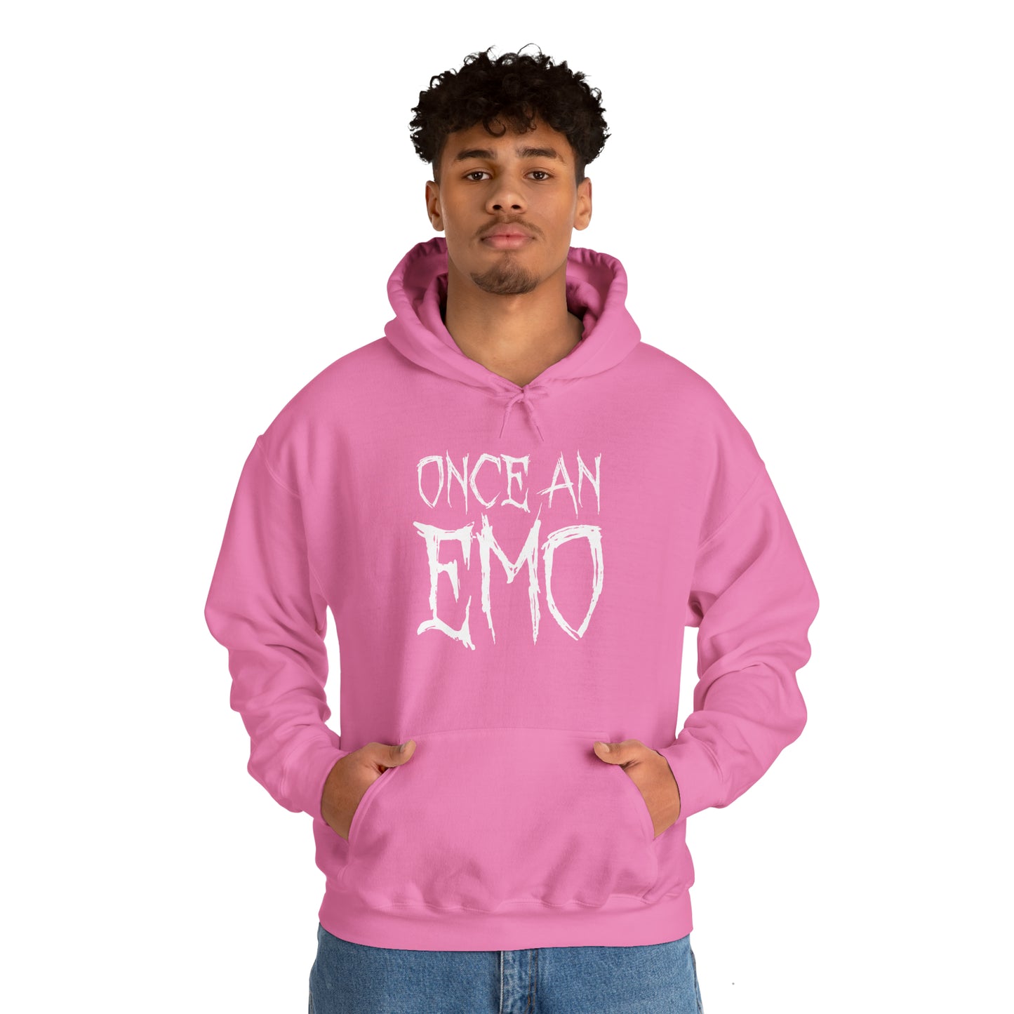 "Once An Emo, Always An Emo" Unisex Heavy Blend™ Hooded Sweatshirt