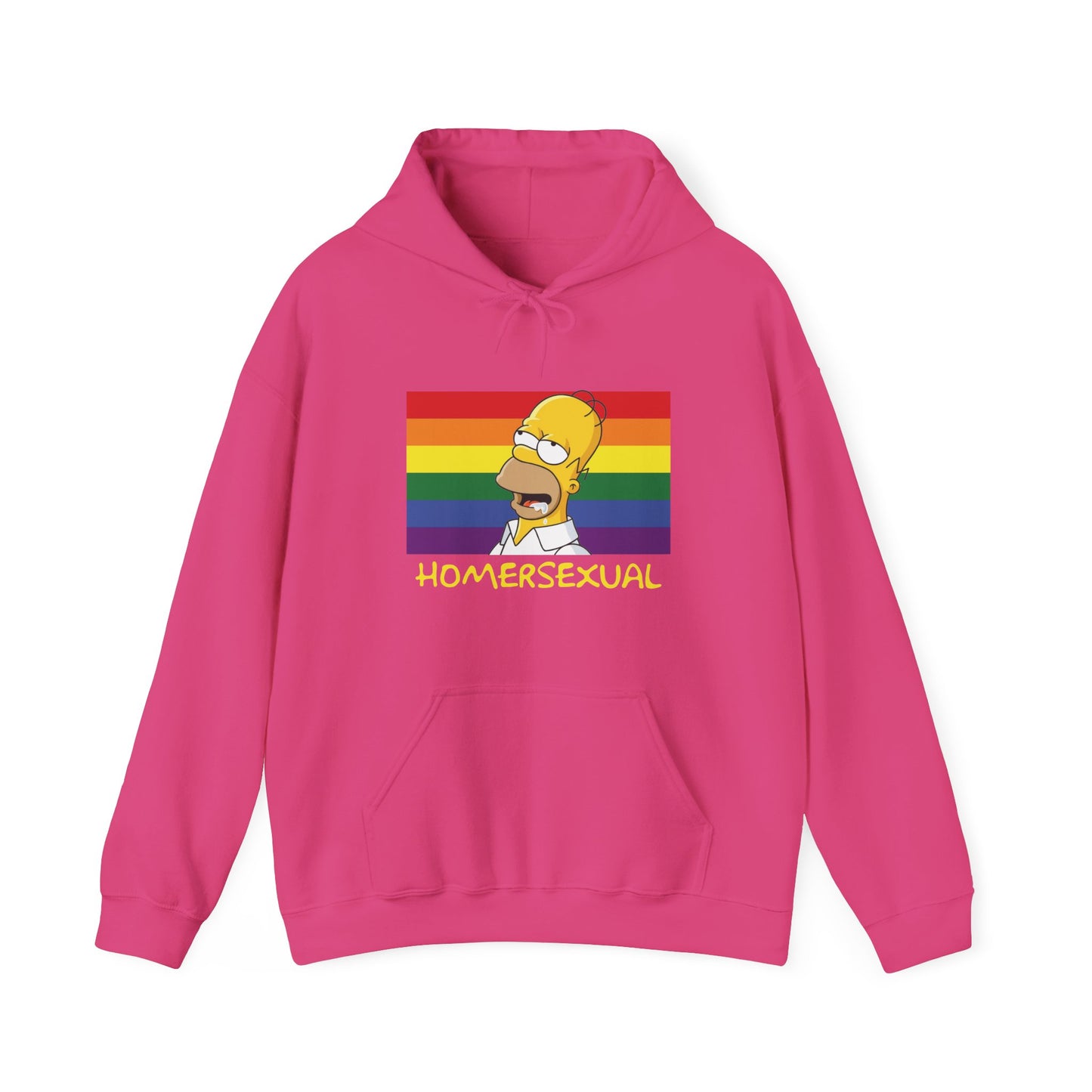 "Homersexual (The Simpsons)" Unisex Heavy Blend™ Hooded Sweatshirt
