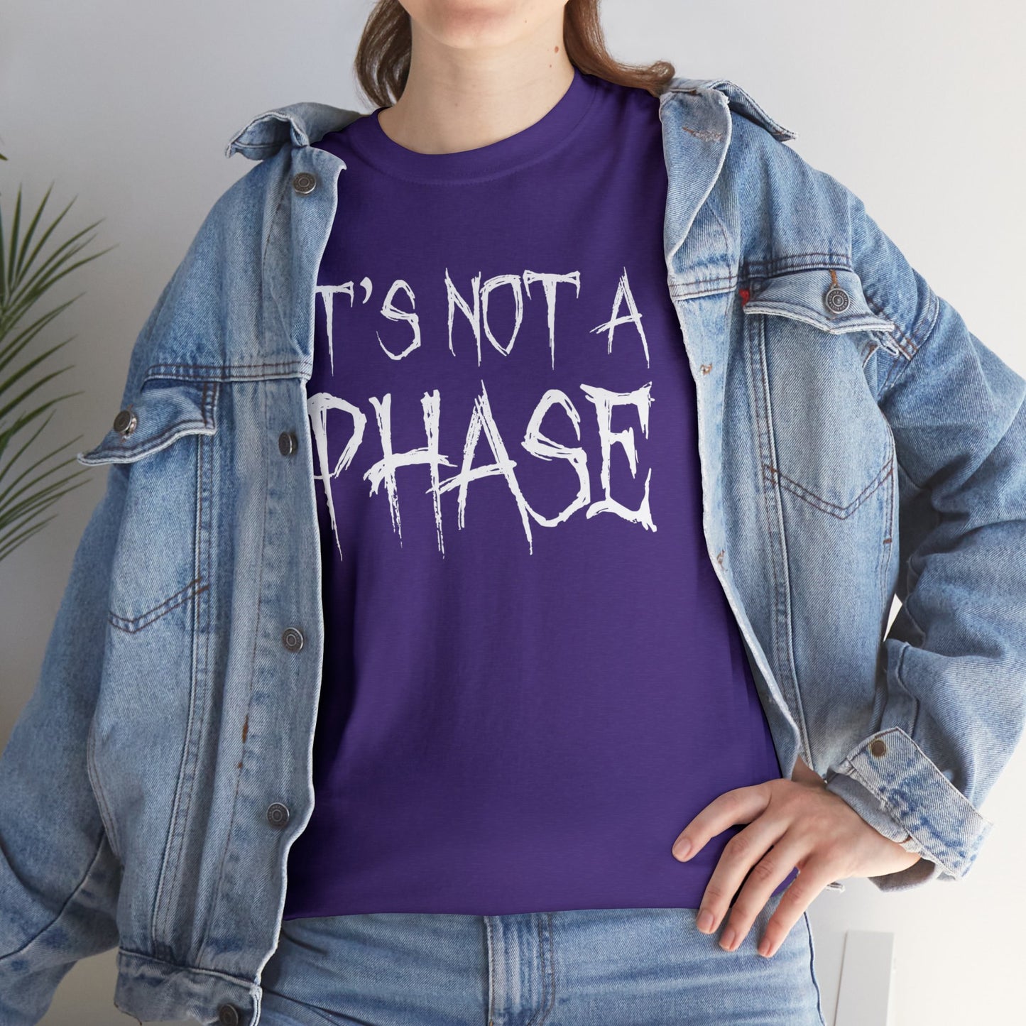"It's Not A Phase" Unisex Heavy Cotton Tee
