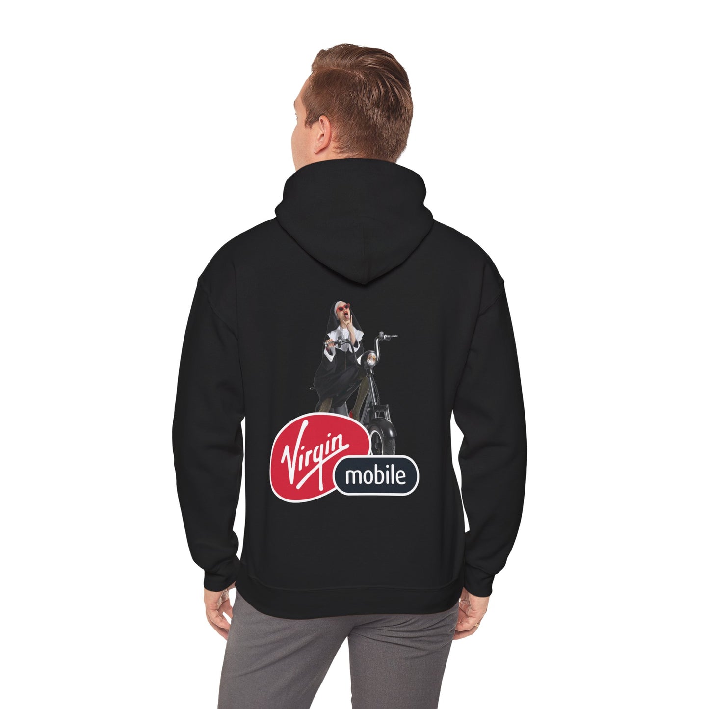"Virgin Mobile" Unisex Heavy Blend™ Hooded Sweatshirt