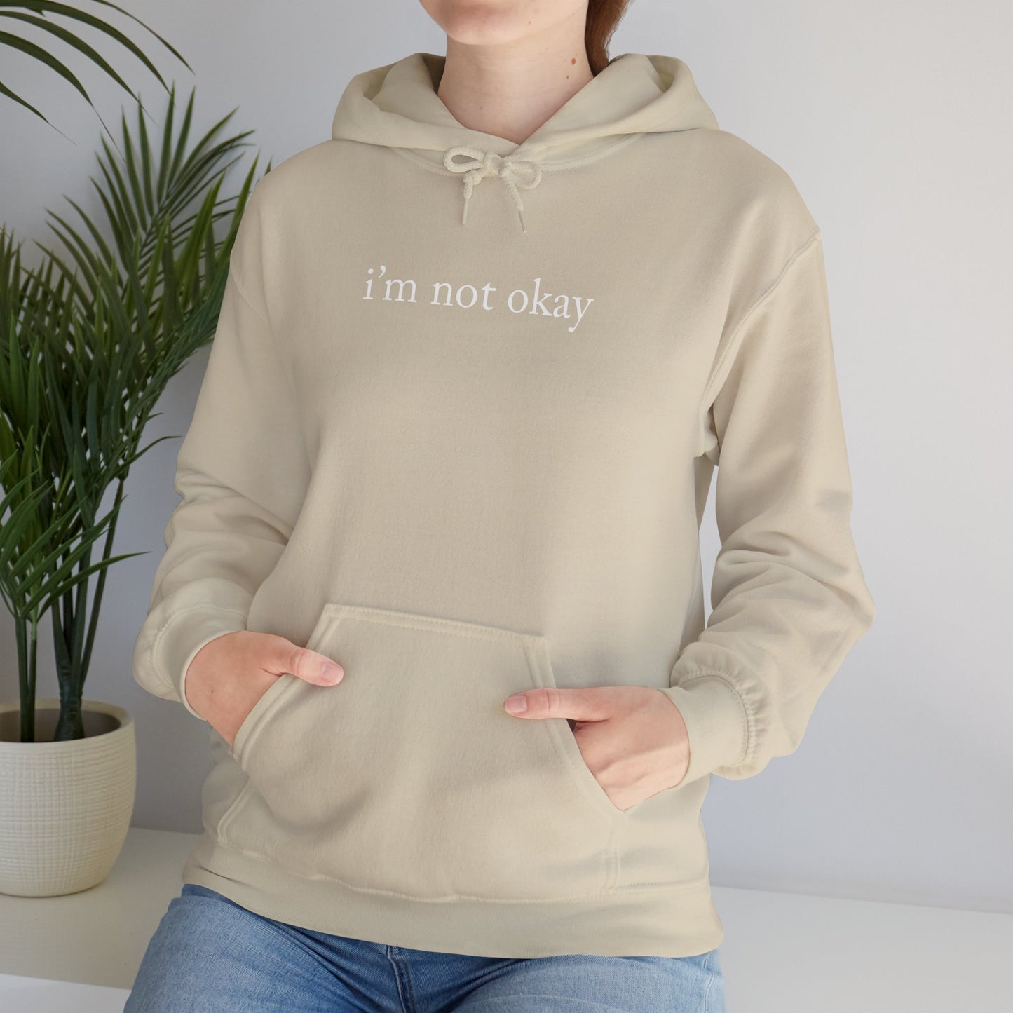 "I'm Not Okay" Unisex Heavy Blend™ Hooded Sweatshirt