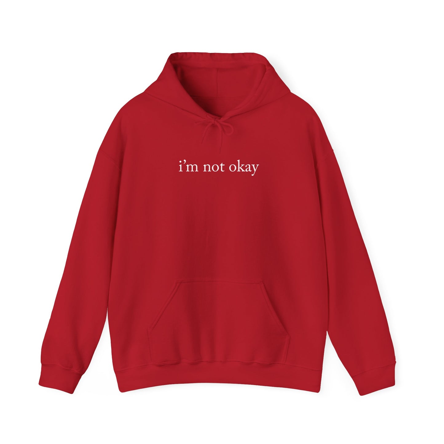 "I'm Not Okay" Unisex Heavy Blend™ Hooded Sweatshirt
