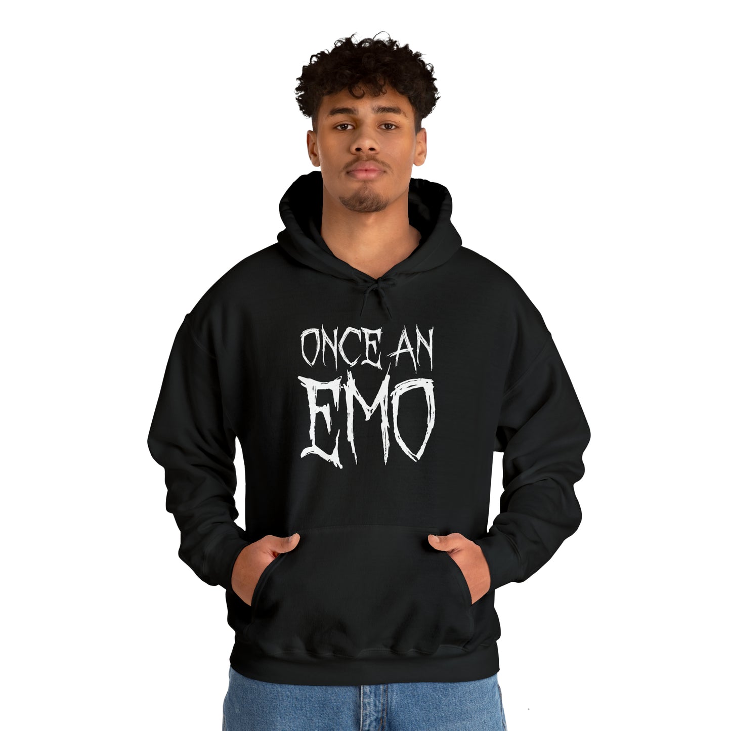 "Once An Emo, Always An Emo" Unisex Heavy Blend™ Hooded Sweatshirt