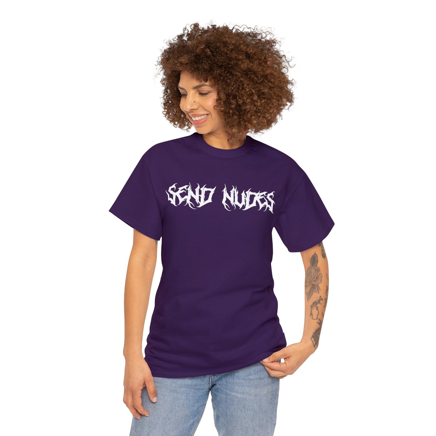 "Send Nudes" Unisex Heavy Cotton Tee