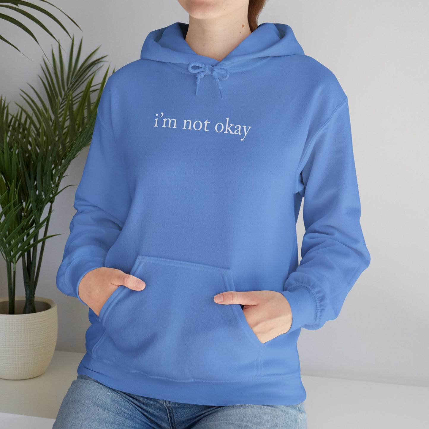 "I'm Not Okay" Unisex Heavy Blend™ Hooded Sweatshirt