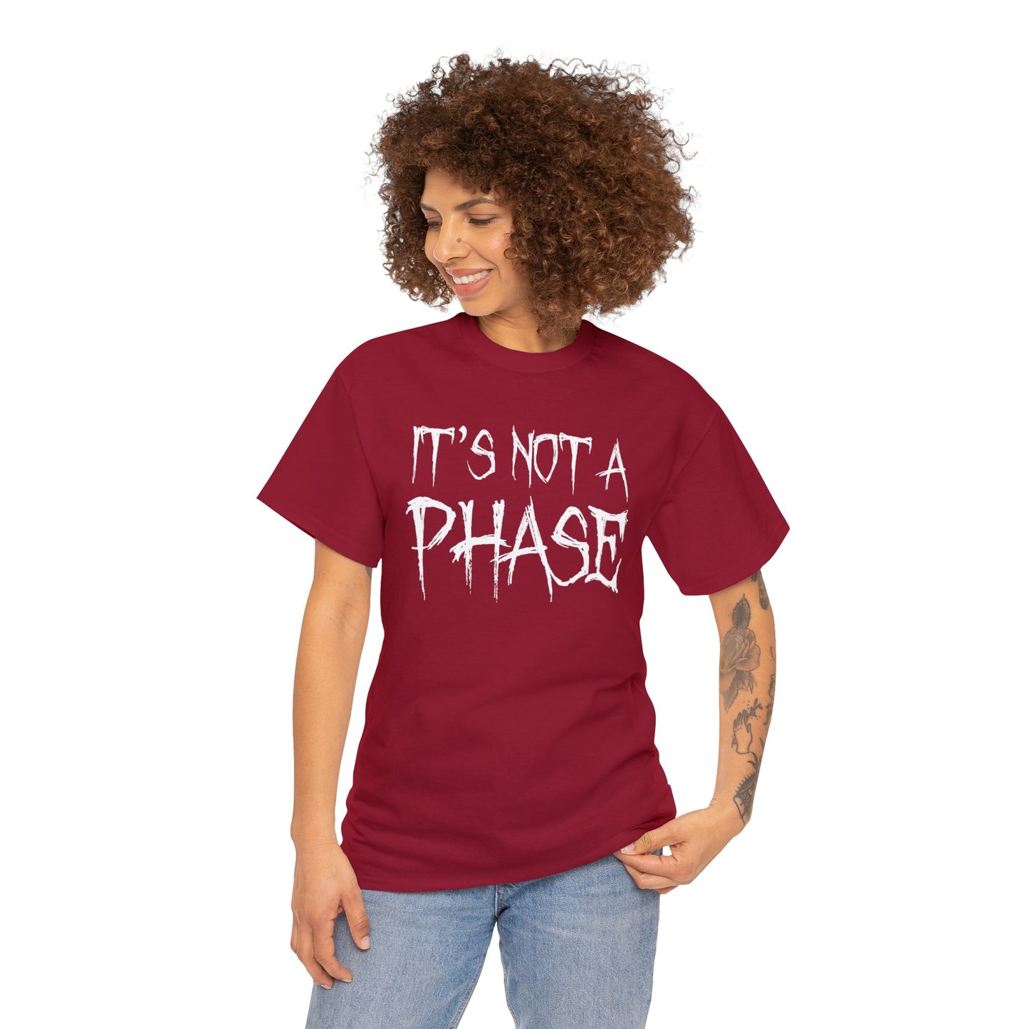 "It's Not A Phase" Unisex Heavy Cotton Tee