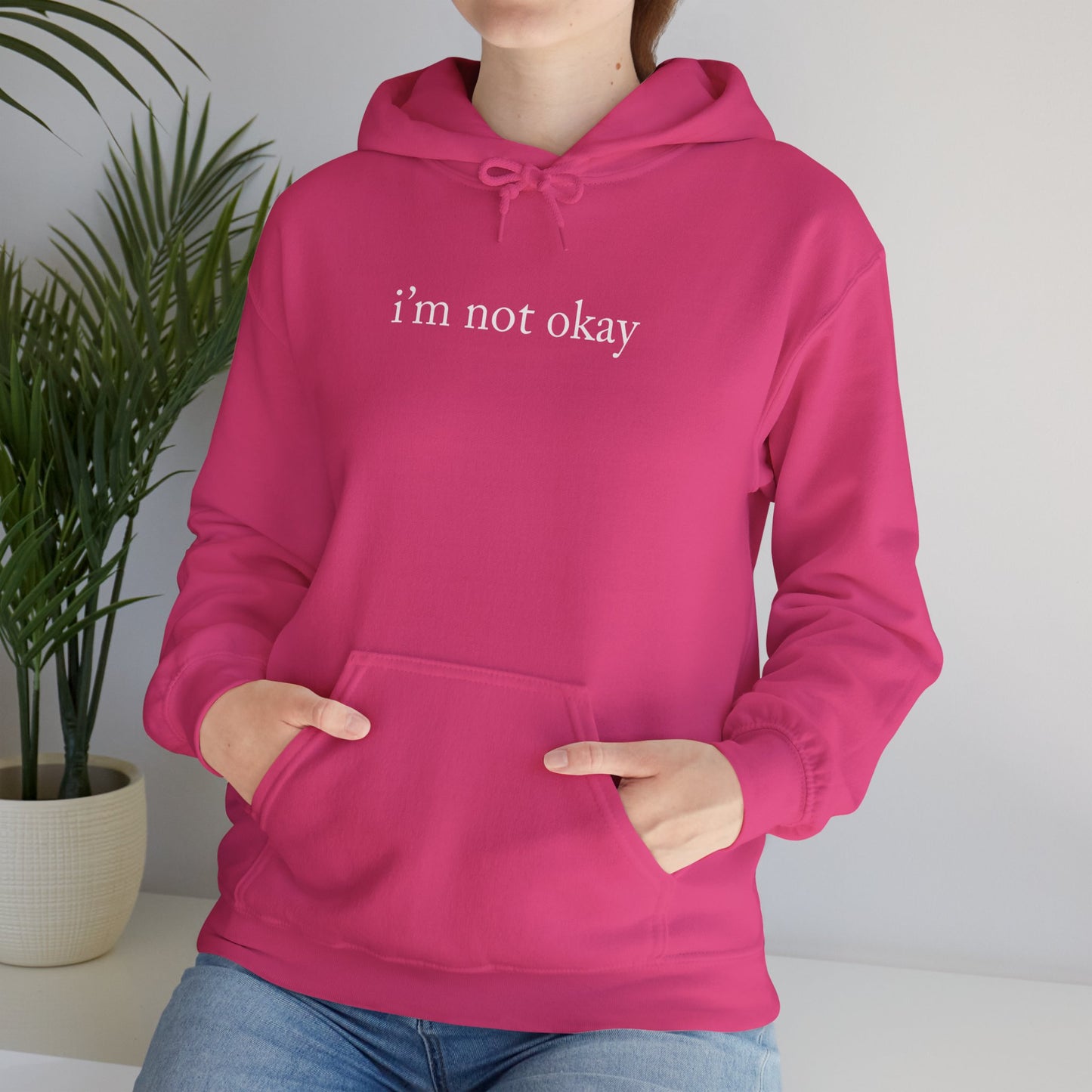"I'm Not Okay" Unisex Heavy Blend™ Hooded Sweatshirt