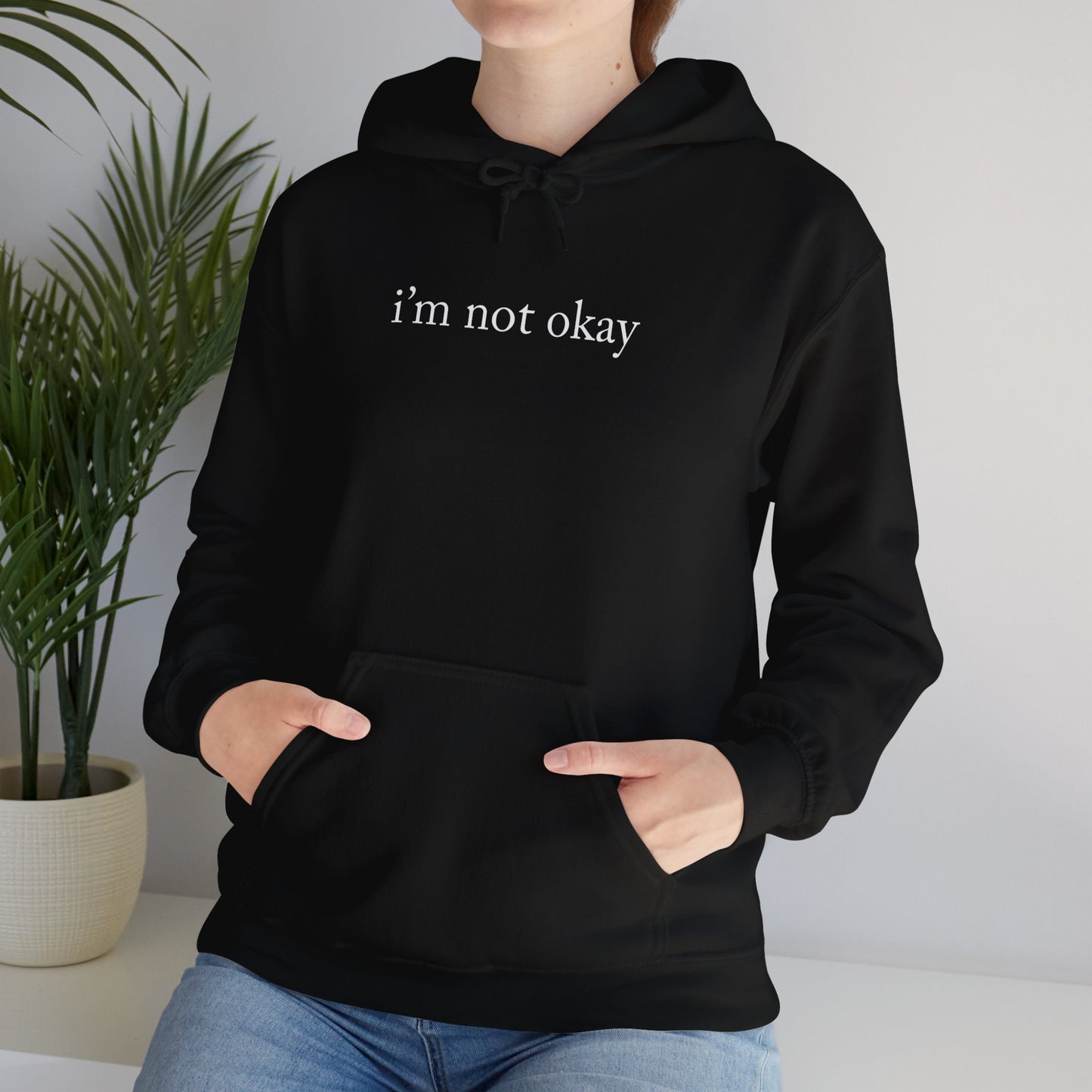 "I'm Not Okay" Unisex Heavy Blend™ Hooded Sweatshirt