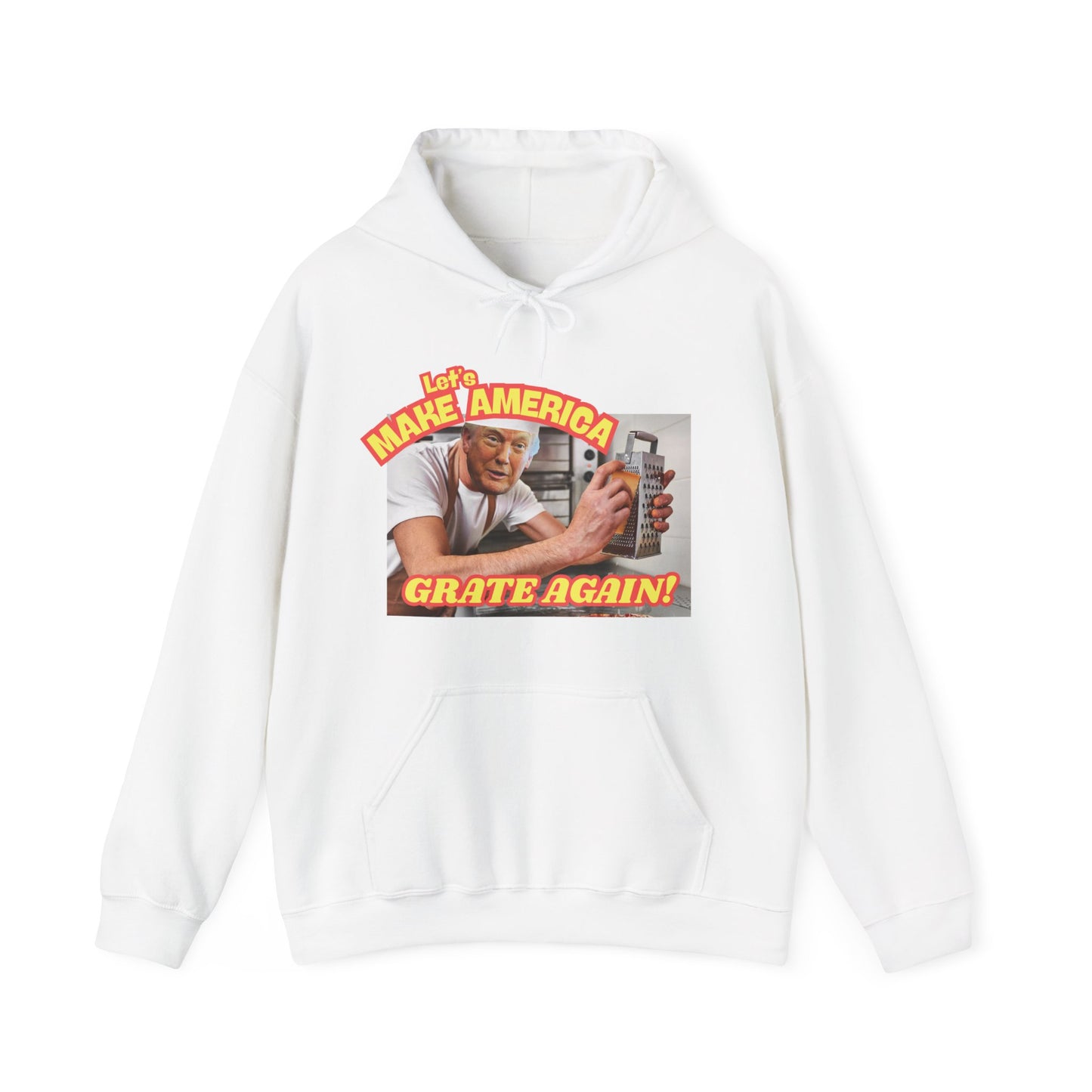 "Let's Make America Grate Again" Unisex Heavy Blend™ Hooded Sweatshirt