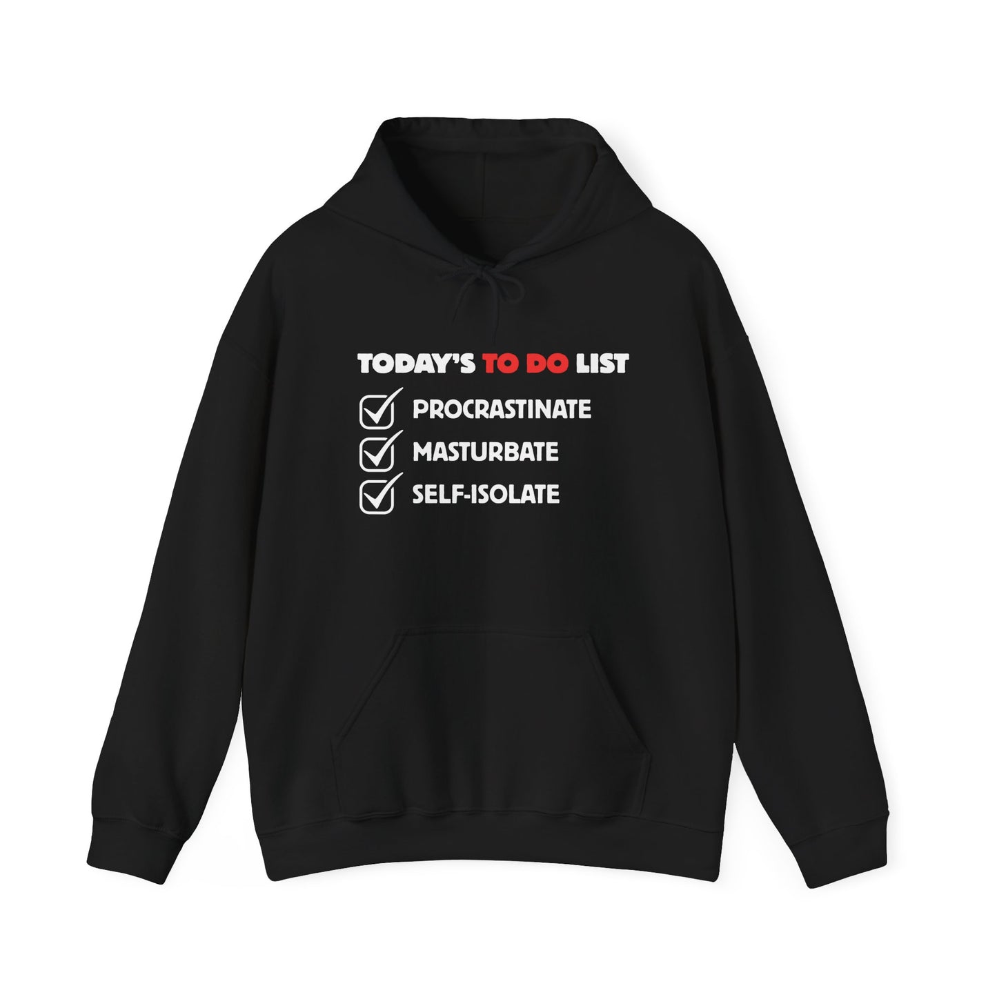 "Today's To Do List" Unisex Heavy Blend™ Hooded Sweatshirt