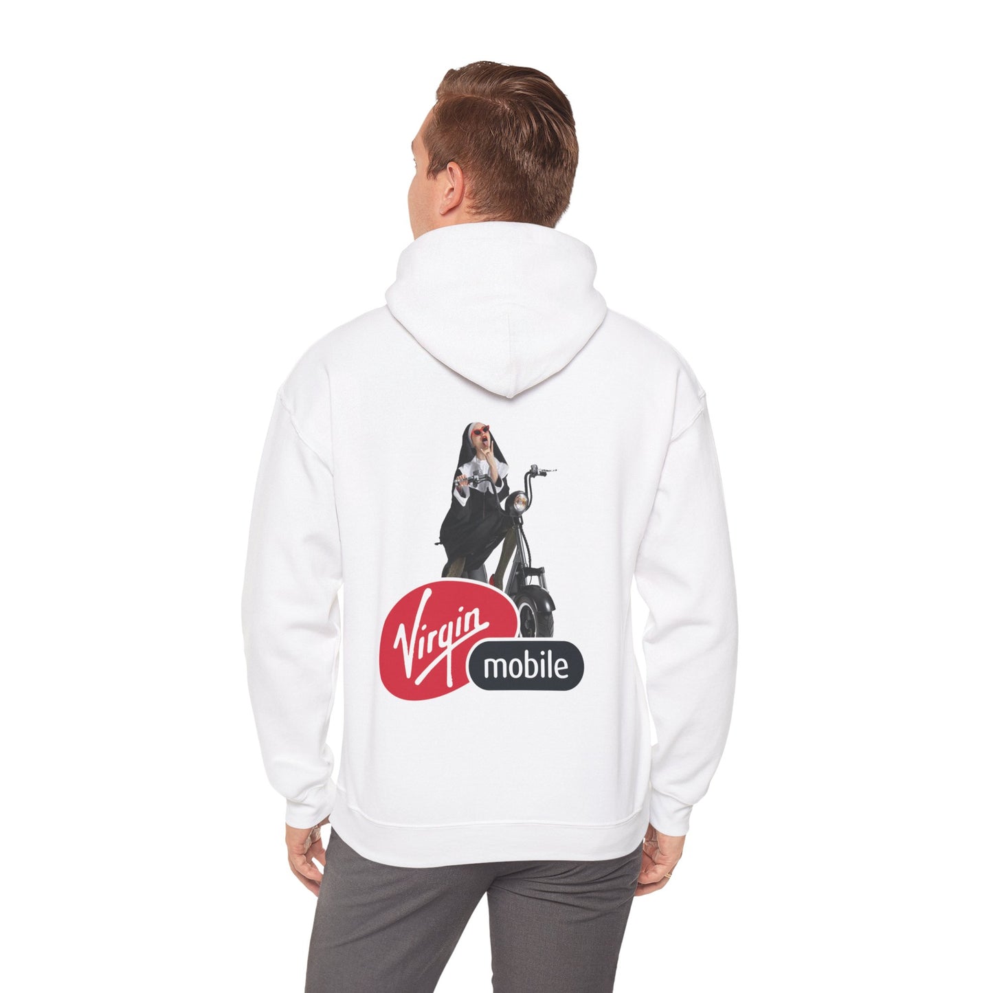 "Virgin Mobile" Unisex Heavy Blend™ Hooded Sweatshirt