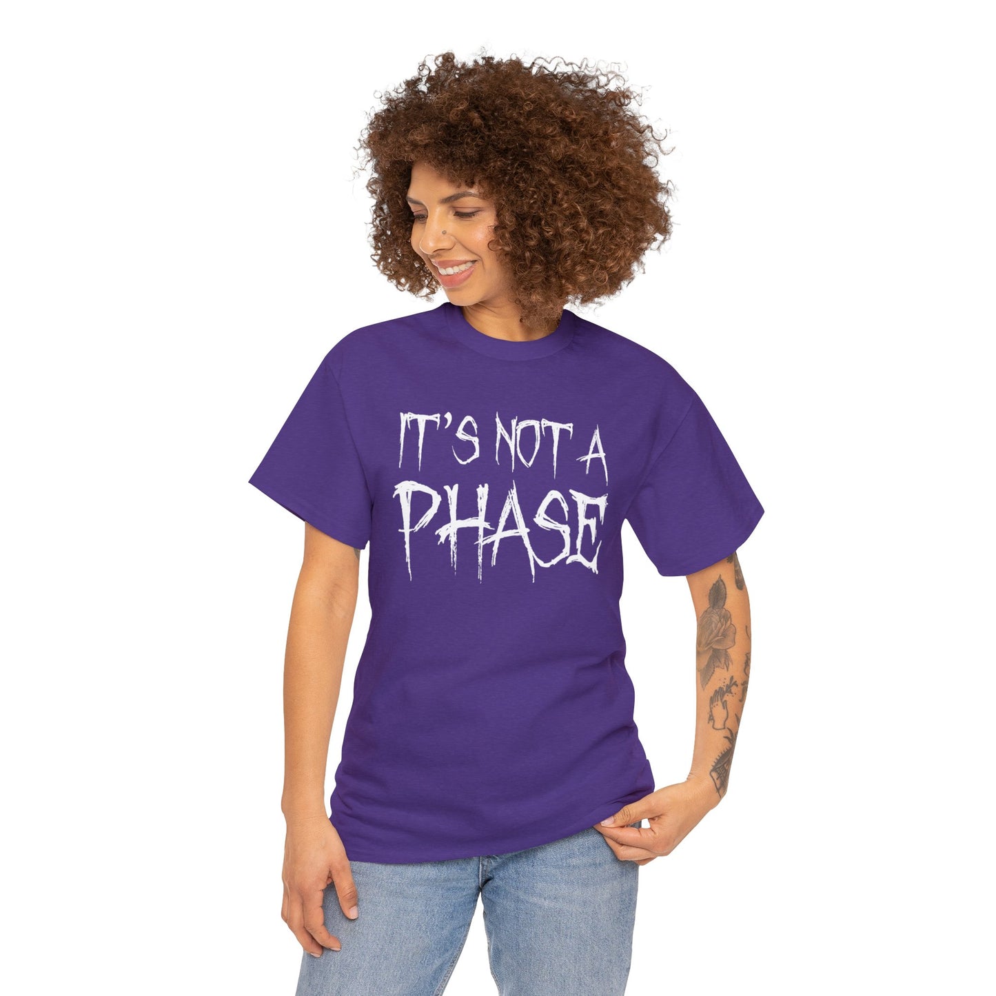 "It's Not A Phase" Unisex Heavy Cotton Tee