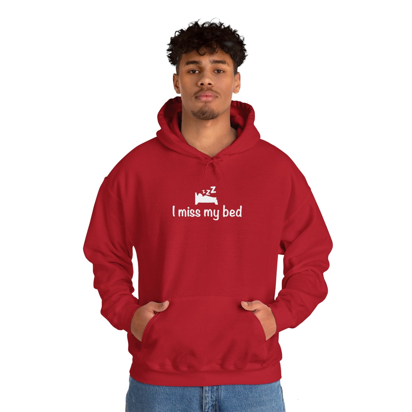 "I Miss My Bed" Unisex Heavy Blend™ Hooded Sweatshirt