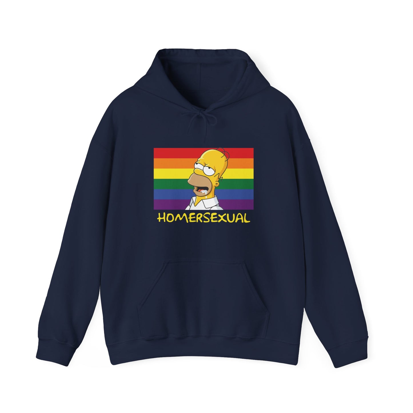 "Homersexual (The Simpsons)" Unisex Heavy Blend™ Hooded Sweatshirt