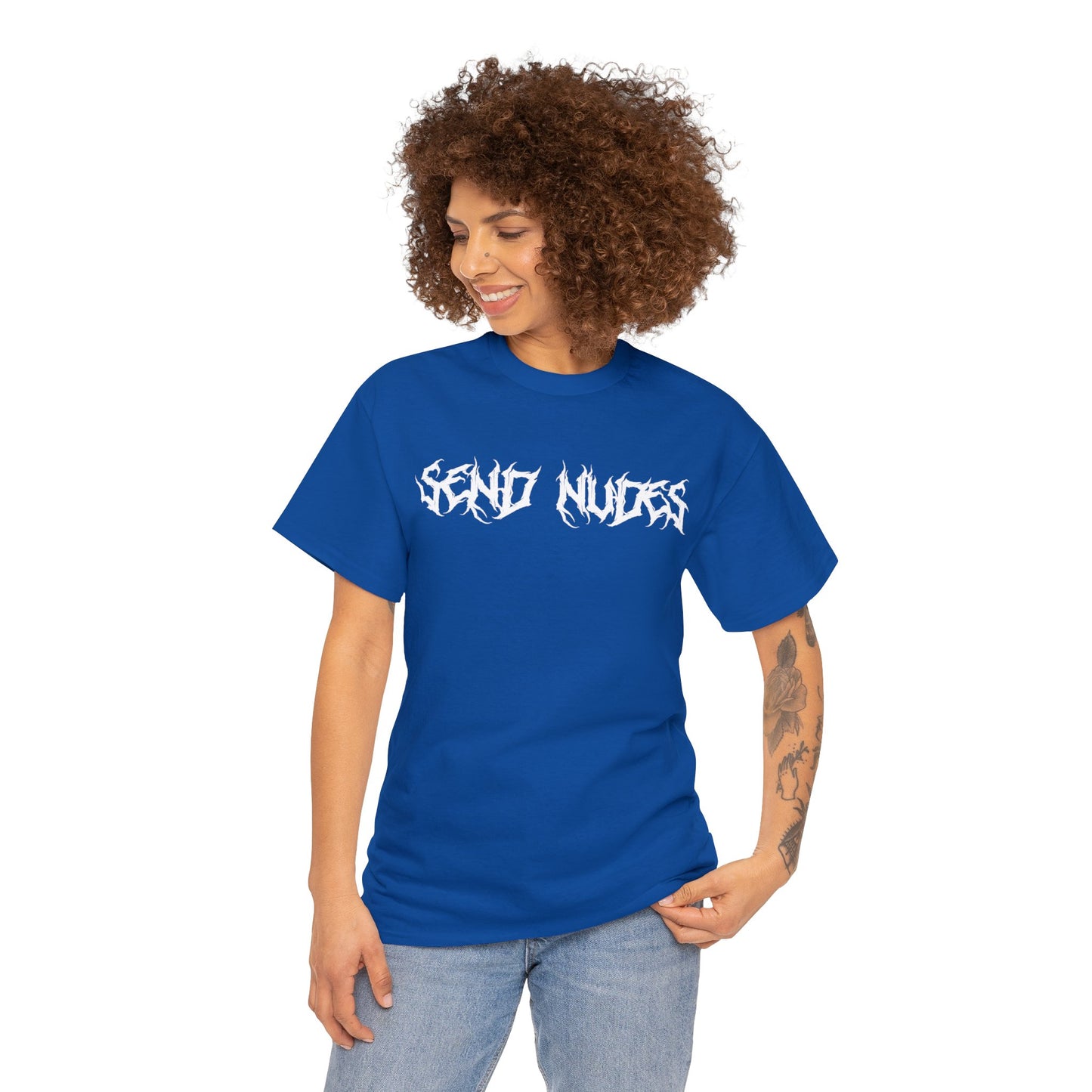 "Send Nudes" Unisex Heavy Cotton Tee