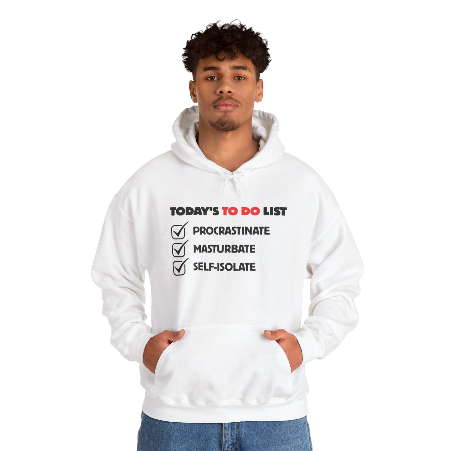 "Today's To Do List" Unisex Heavy Blend™ Hooded Sweatshirt