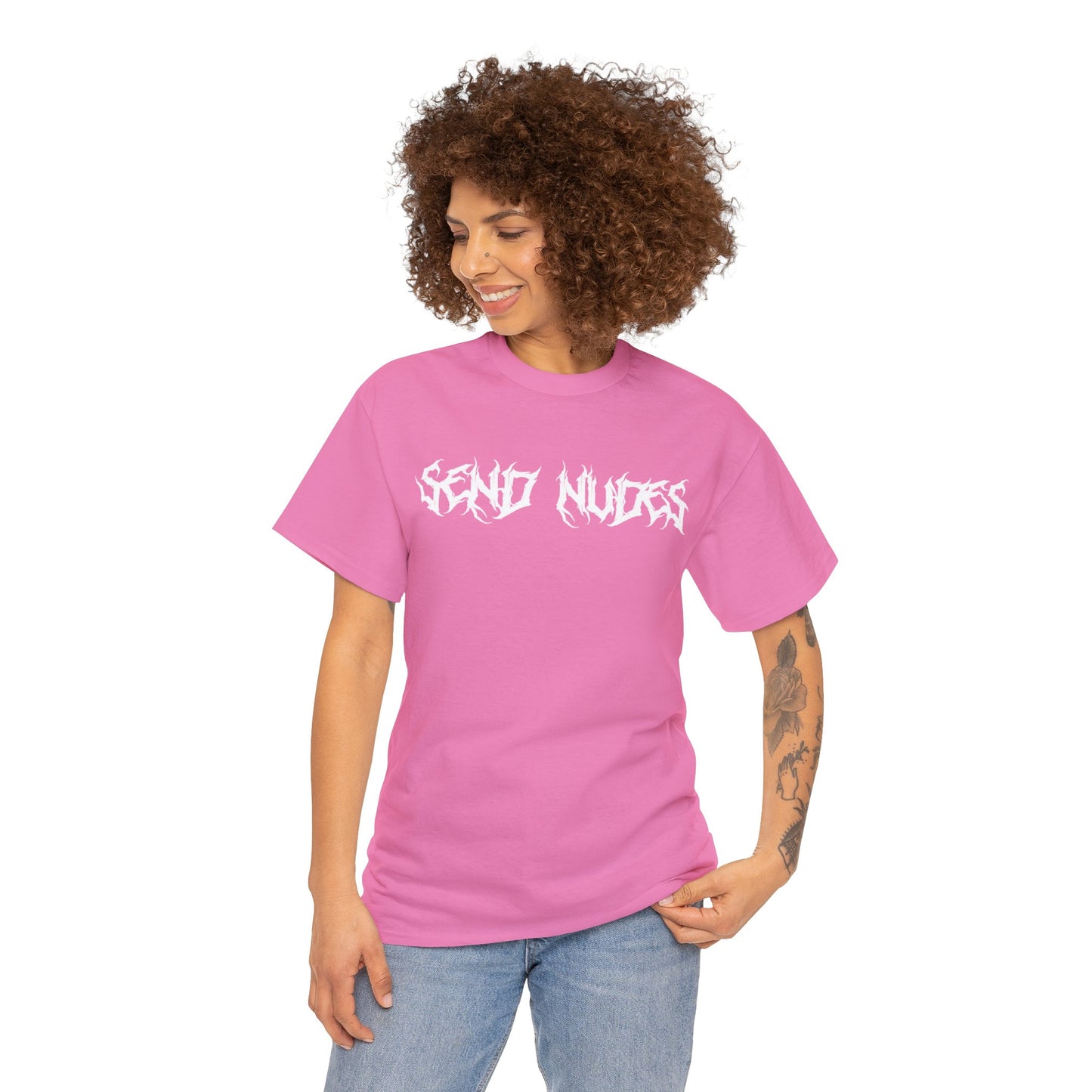 "Send Nudes" Unisex Heavy Cotton Tee