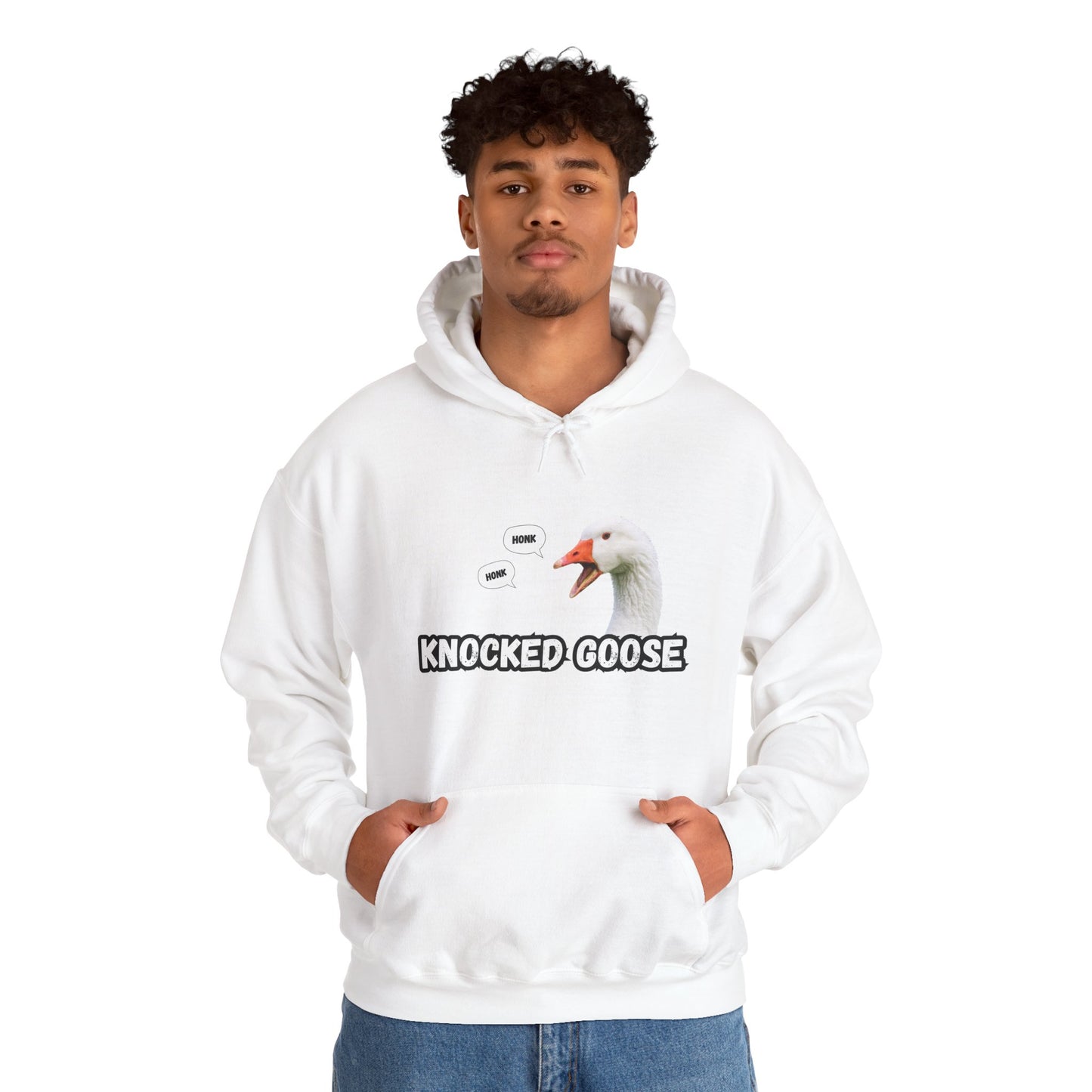 "Knocked Goose" Unisex Heavy Blend™ Hooded Sweatshirt