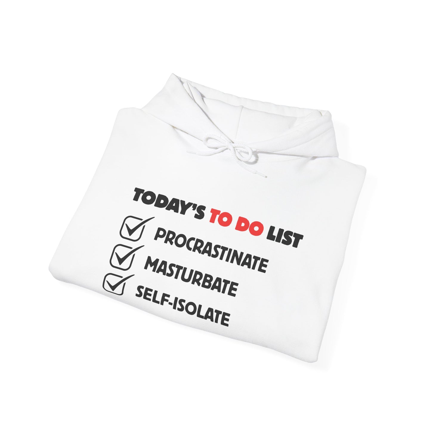 "Today's To Do List" Unisex Heavy Blend™ Hooded Sweatshirt