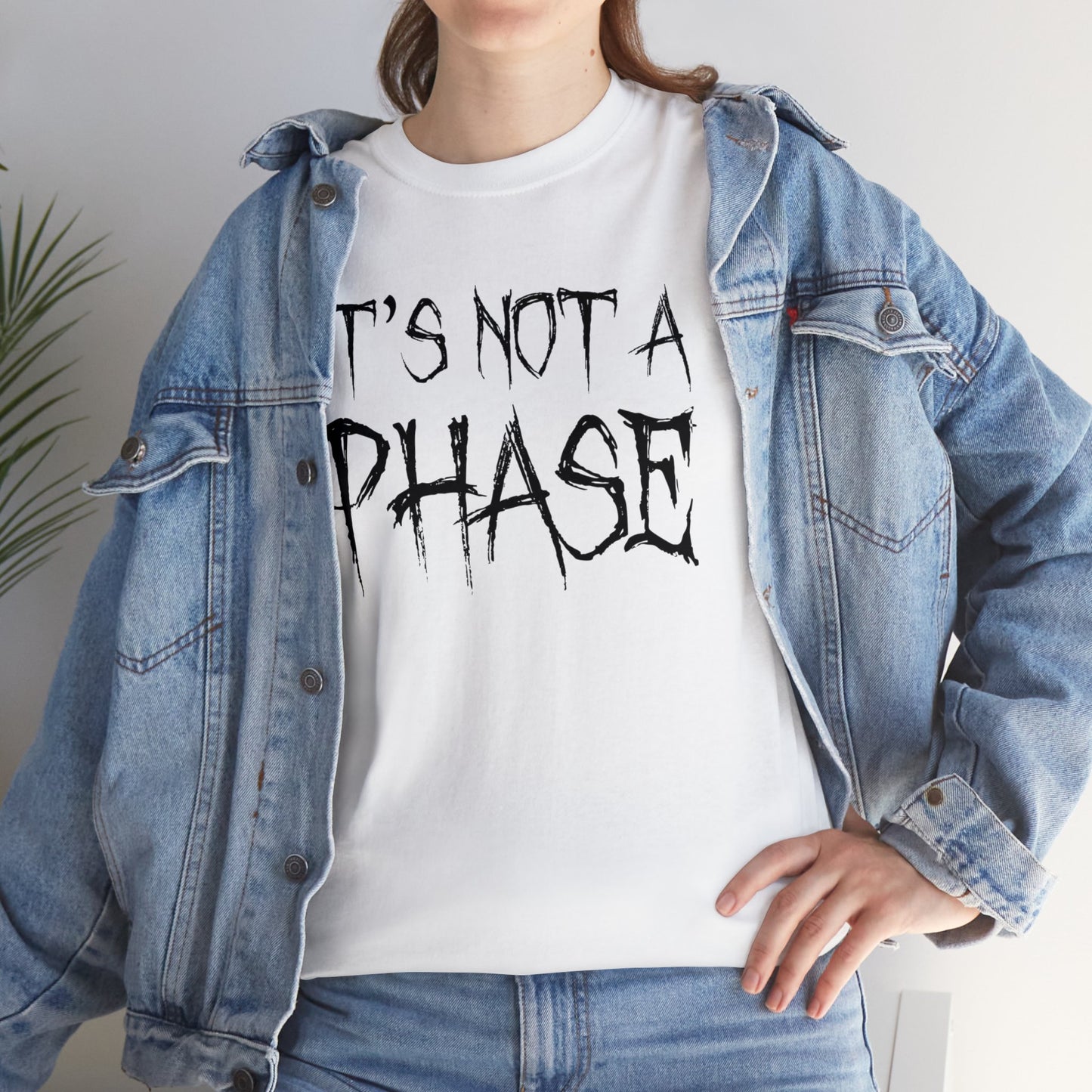 "It's Not A Phase" Unisex Heavy Cotton Tee