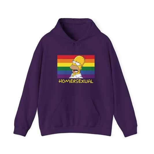 "Homersexual (The Simpsons)" Unisex Heavy Blend™ Hooded Sweatshirt