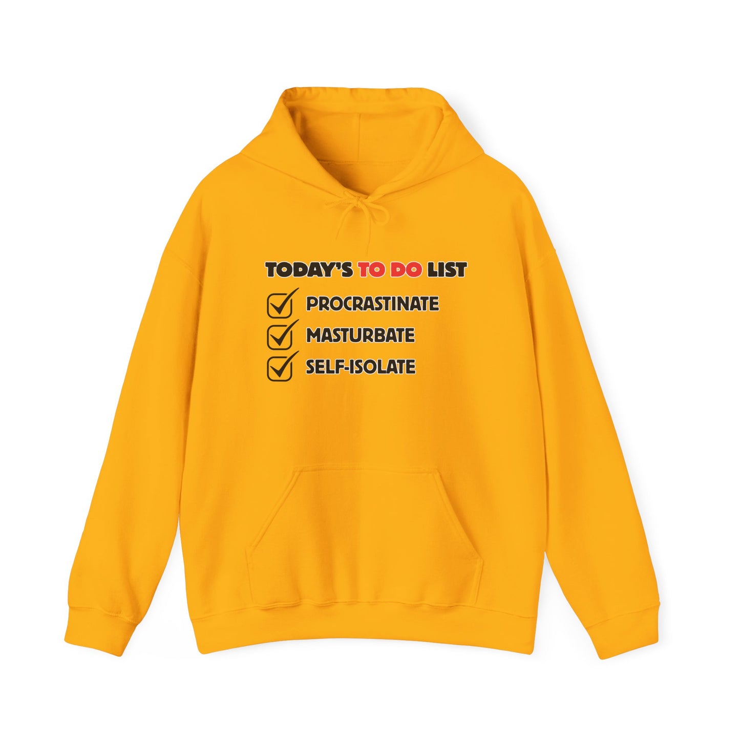 "Today's To Do List" Unisex Heavy Blend™ Hooded Sweatshirt