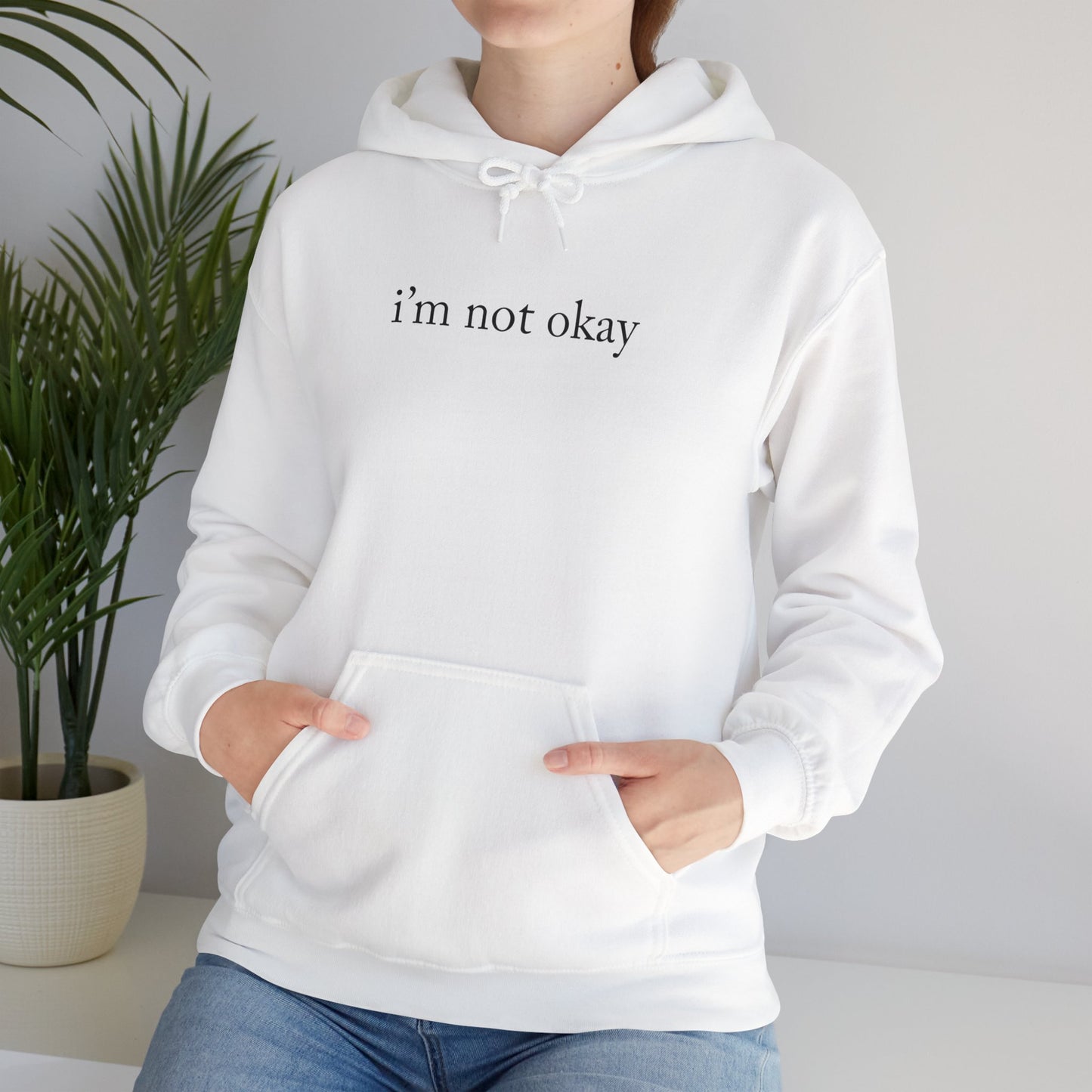 "I'm Not Okay" Unisex Heavy Blend™ Hooded Sweatshirt
