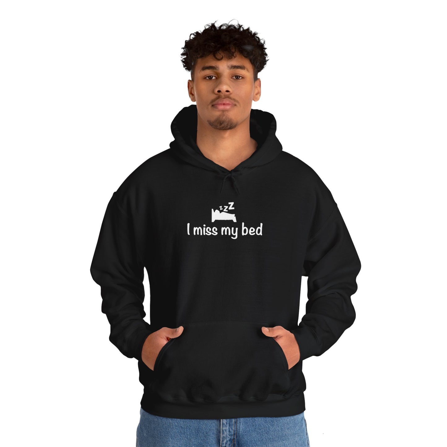 "I Miss My Bed" Unisex Heavy Blend™ Hooded Sweatshirt