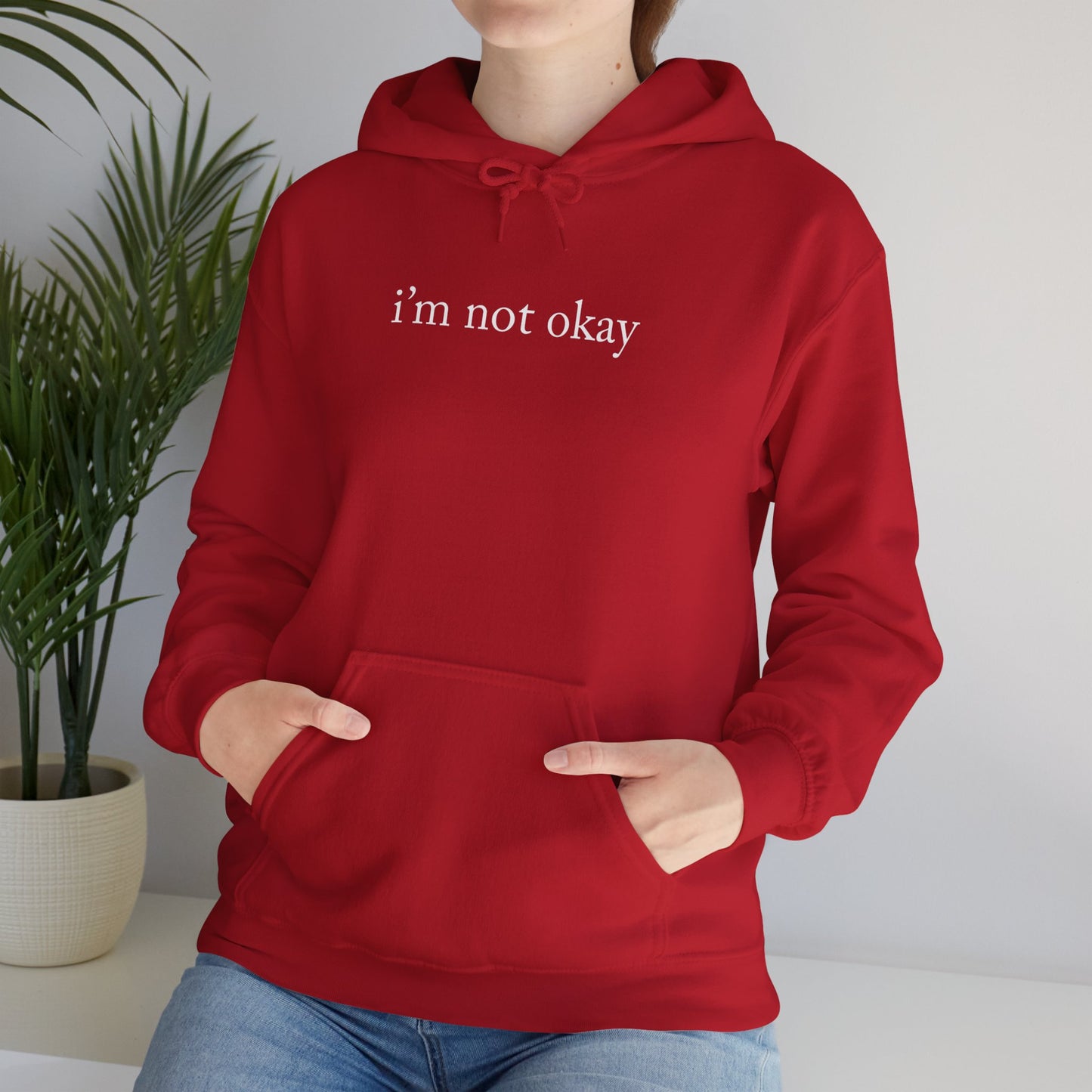 "I'm Not Okay" Unisex Heavy Blend™ Hooded Sweatshirt