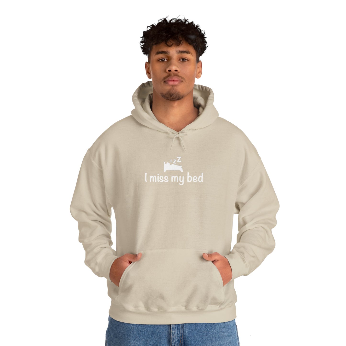 "I Miss My Bed" Unisex Heavy Blend™ Hooded Sweatshirt